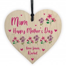 Mothers Day Gift Personalised Lockdown Gift Wood Heart 
