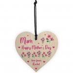 Mothers Day Gift Personalised Lockdown Gift Wood Heart 