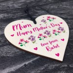Mothers Day Gift Personalised Lockdown Gift Wood Heart 