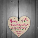 Mothers Day Gift Personalised Lockdown Nanny Gift Wood Heart