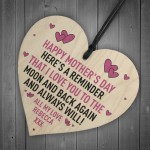 Mothers Day Gift PERSONALISED Wooden Heart Special Gift For Her
