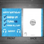 Personalised Birthday Card For Son Brother Nephew Grandson