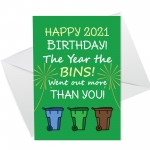 Funny 2021 Lockdown Birthday Card For Men Women Birthday Card