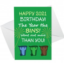 Funny 2021 Lockdown Birthday Card For Men Women Birthday Card