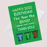 Funny 2021 Lockdown Birthday Card For Men Women Birthday Card