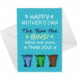 Funny Mothers Day Card For Mum From Son Daughter Joke Lockdown