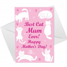 Mothers Day Card From The Cat Funny Joke Card From Pet Cat Lover