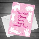 Mothers Day Card From The Cat Funny Joke Card From Pet Cat Lover