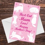 Mothers Day Card From The Cat Funny Joke Card From Pet Cat Lover