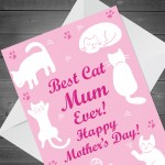 Mothers Day Card From The Cat Funny Joke Card From Pet Cat Lover