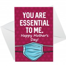 Funny Lockdown Mother's Day Card For Mum Mummy From Daughter