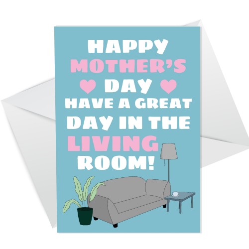 Funny Joke Lockdown Mothers Day Card For Mum From Daughter
