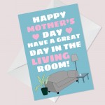 Funny Joke Lockdown Mothers Day Card For Mum From Daughter