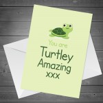 You Are Turtley Amazing Card For Him Her Funny Card For Men