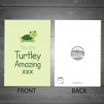 You Are Turtley Amazing Card For Him Her Funny Card For Men