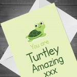 You Are Turtley Amazing Card For Him Her Funny Card For Men