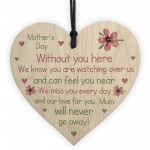 Memorial Gift For Mum On Mothers Day Wooden Flower In Memory
