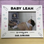 PERSONALISED First Scan Picture Photo Frame New Baby Scan