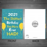 Funny Lockdown 2021 Birthday Card For Him Her Mum Dad Brother