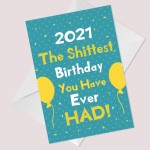 Funny Lockdown 2021 Birthday Card For Him Her Mum Dad Brother
