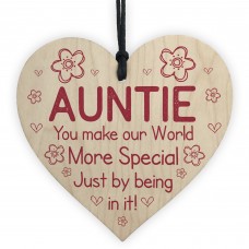 Auntie Birthday Mothers Day Gift From Niece And Nephew Heart