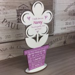 Nanny Poem Personalised Birthday Mothers Day Gift For Nanny