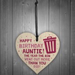 Funny Lockdown Birthday Gift For Auntie Heart From Niece Nephew