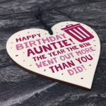 Funny Lockdown Birthday Gift For Auntie Heart From Niece Nephew