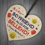 Funny Birthday Gift For Boyfriend Wood Heart Rude Birthday Gift 