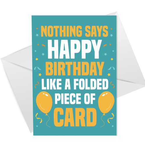 Funny Humorous Birthday Card For Mum Dad Auntie Sister
