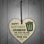 Funny Lockdown Birthday Gift For Grandad Heart From Grandchild