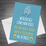 Funny Humorous Birthday Card For Mum Dad Nan Grandad 50th 60th
