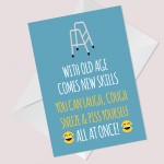 Funny Humorous Birthday Card For Mum Dad Nan Grandad 50th 60th