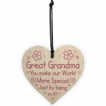 Great Grandma Gift For Birthday Mothers Day Heart Thank You