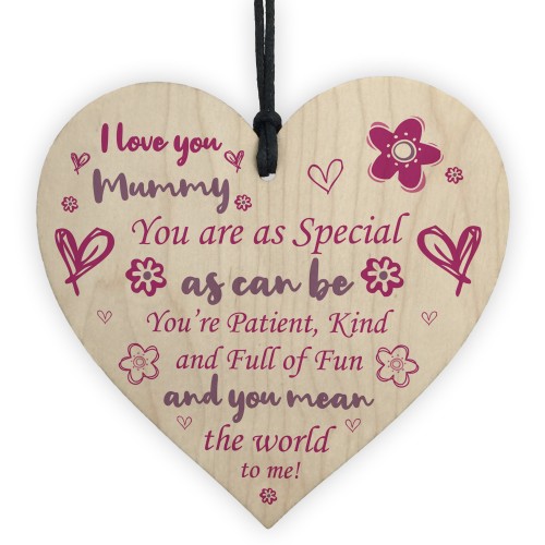 Mummy Gift For Mothers Day Novelty Heart Gift For Mum