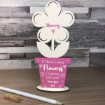 Novelty Gift For Nanny Birthday Mothers Day Flower Thank You