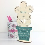 Personalised Nanny Gift For Birthday Mothers Day Flower Thankyou