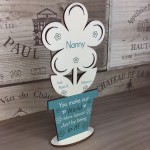 Personalised Nanny Gift For Birthday Mothers Day Flower Thankyou