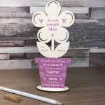 Personalised Mum Poem Mothers Day Birthday Gift For Mum Flower