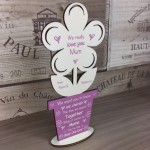 Personalised Mum Poem Mothers Day Birthday Gift For Mum Flower