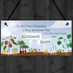 Allotment Rules Sign Garden Summerhouse Shed Sign Mum Nan Dad