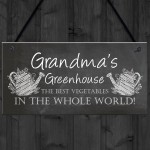 Personalised Greenhouse Sign Garden Plaque Mum Nan Nanny Gift