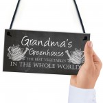 Personalised Greenhouse Sign Garden Plaque Mum Nan Nanny Gift