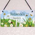 Garden Plaque Summer House Sign Personalised Welcome Sign