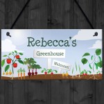 Greenhouse Sign For Garden Personalised Welcome Sign Home Gift