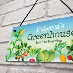 Personalised Greenhouse Sign For Garden Shed Outdoor Plaque