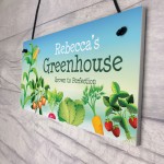 Personalised Greenhouse Sign For Garden Shed Outdoor Plaque