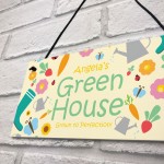 Personalised Gift For Mum Nan Greenhouse Sign Garden Shed Plaque