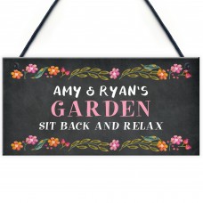 Garden Sign Personalised Outdoor Summerhouse Shed Plaque