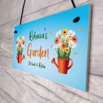 Personalised Garden Plaque Hanging Summerhouse Sign Friendship